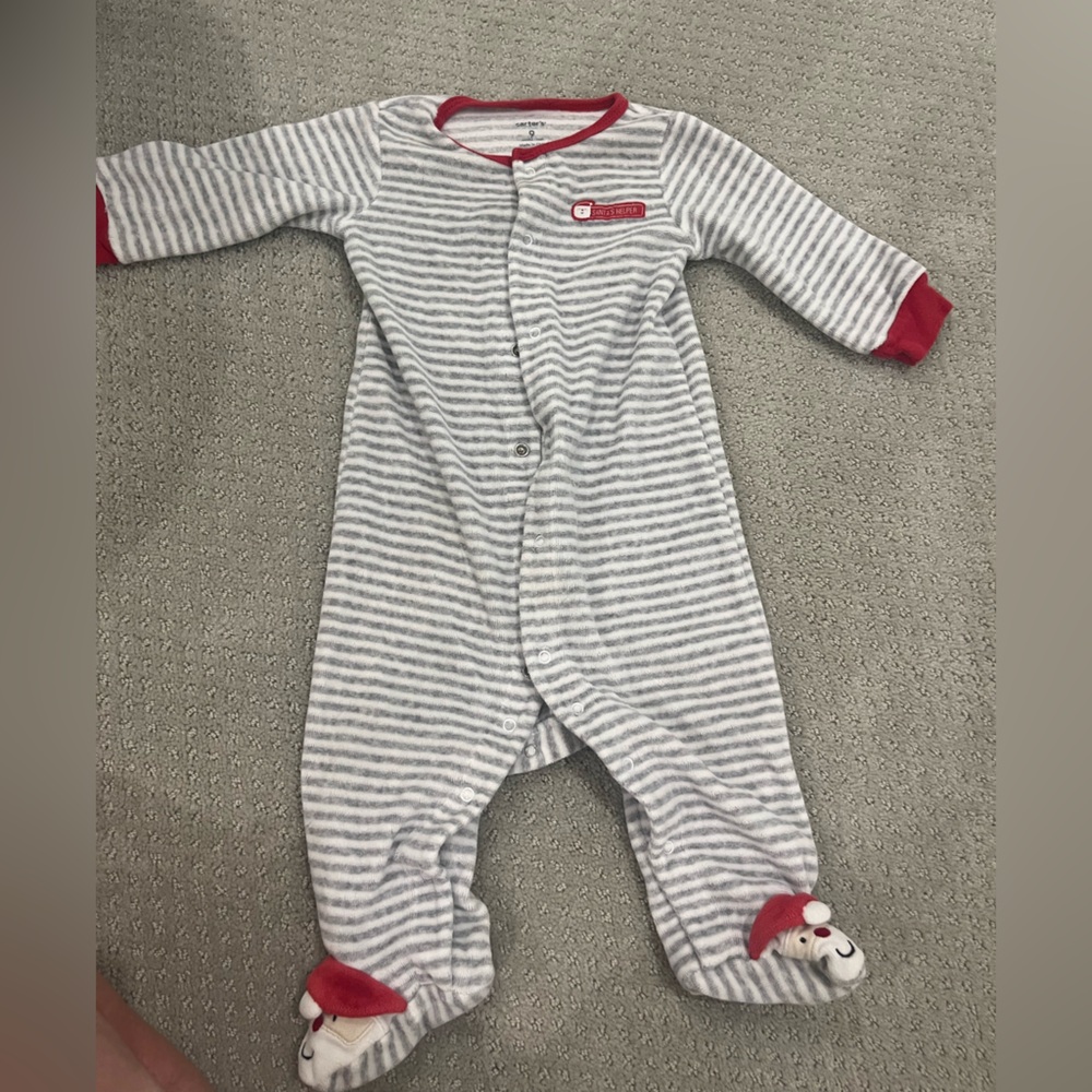 ‘Santa’s Helper’ Christmas Sleeper Pajamas